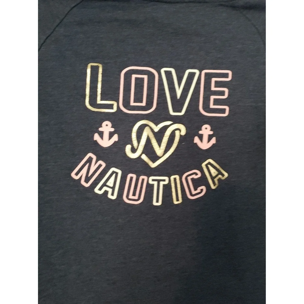 Nautica Girls Long‎ Sleeve hoodie Size Large 12/14